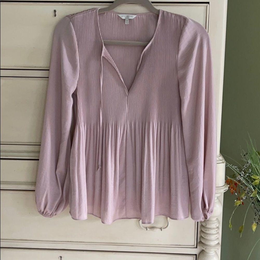 Lucky Brand blush pink blouse size XS